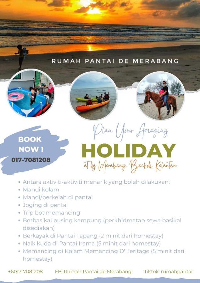 Rumah Pantai De Merabang Бачок Экстерьер фото